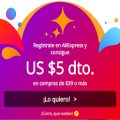 Obtén un cupón con $5 USD al registrarte en AliExpress desde Colombia