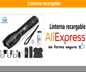 Comprar linterna recargable en AliExpress