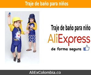 Comprar traje de baño para niño en AliExpress