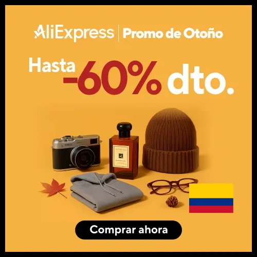 Promo Otoño AliExpress Colombia