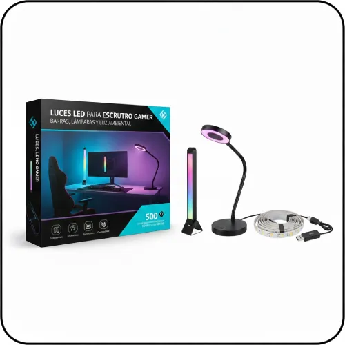 Luces LED para escritorio gamer en AliExpress Colombia