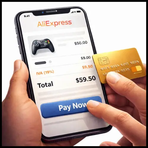 donde pagar impuesto en AliExpress desde Colombia