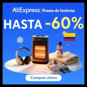 promo de invierno en AliExpress Colombia