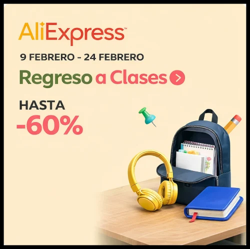 regreso a clases en AliExpress Colombia
